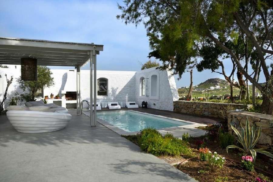 Villa Dafni 4Bed With Pool In Kalafatis Spilia Mykonos Town Esterno foto
