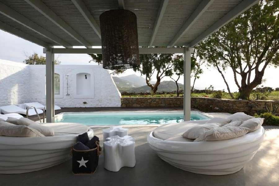 Villa Dafni 4Bed With Pool In Kalafatis Spilia Mykonos Town Esterno foto
